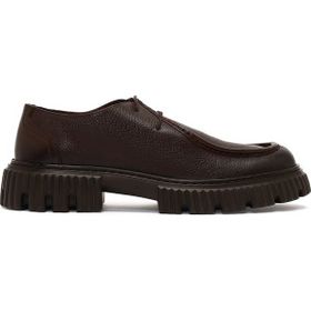 Derimod 25WFD6053FT Erkek Kahverengi Bağcıklı Kalın Tabanlı Deri Casual Ayakkabı