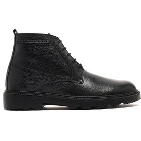 Derimod 25WFD6717FT Siyah Fermuarlı Deri Casual Erkek Bot