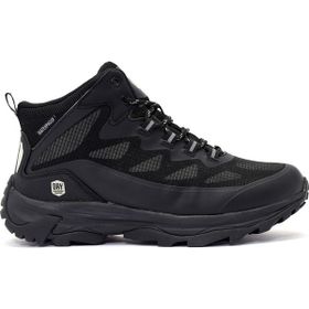 Derimod 25WFD693814 Dry Erkek Siyah Kalın Tabanlı Bağcıklı Waterproof Outdoor Bot