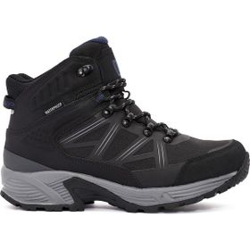 Derimod 25WFD694214 Dry Siyah Bağcıklı Waterproof Deri Outdoor Erkek Bot