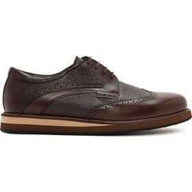 Derimod 25WFD7045FT Erkek Kahverengi Bağcıklı Deri Casual Ayakkabı