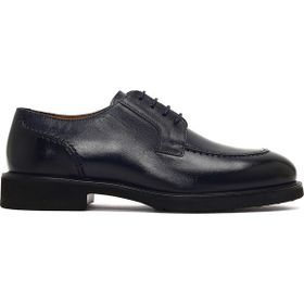 Derimod 25WFD740318 Erkek Lacivert Bağcıklı Deri Casual Ayakkabı