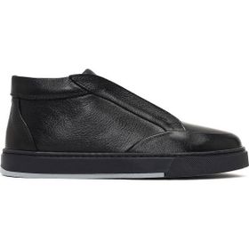 Derimod 25WFD805418 Erkek Siyah Deri Spor Bot
