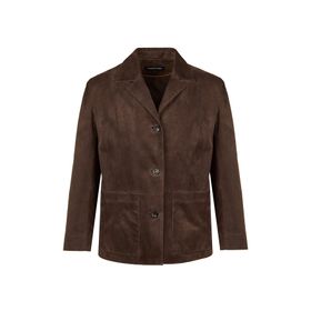 Derimod 25WGD560010 Gloria Kadın Kahverengi Oversize Süet Deri Ceket
