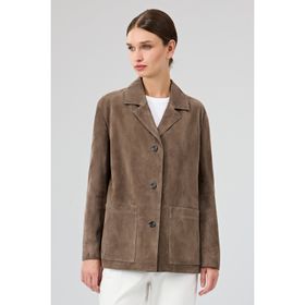 Derimod 25WGD560010 Gloria Kadın Vizon Oversize Süet Deri Ceket