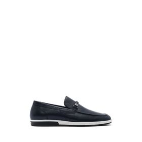 Derimod 26SFD6006FT Erkek Lacivert Deri Casual Loafer