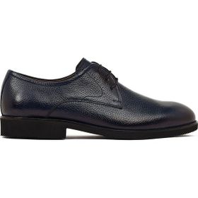 Derimod 26SFD6019FT Erkek Lacivert Bağcıklı Deri Casual Ayakkabı