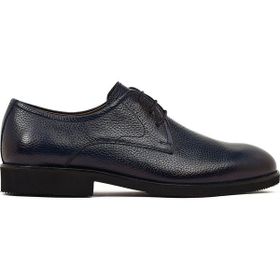 Derimod 26SFD6019FT Erkek Lacivert Bağcıklı Deri Casual Ayakkabı