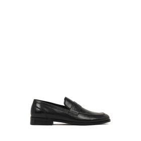 Derimod 26SFD602718 Erkek Siyah Deri Klasik Loafer