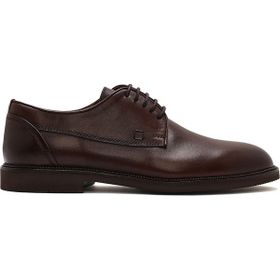 Derimod 26SFD603118 Erkek Kahverengi Bağcıklı Deri Casual Ayakkabı