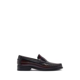 Derimod 26SFD621122 Erkek Bordo Deri Klasik Loafer