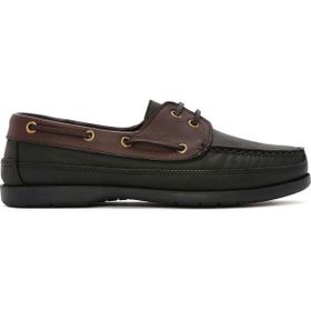 Derimod 26SFD6607M2 Erkek Siyah Bağcıklı Deri Casual Ayakkabı