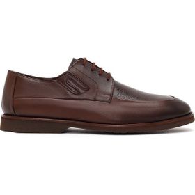 Derimod 26SFD670714 Erkek Kahverengi Bağcıklı Deri Casual Ayakkabı