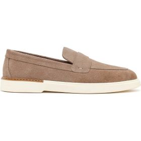 Derimod 26SFD750210 Erkek Bej Süet Deri Casual Loafer