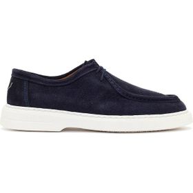 Derimod 26SFD750910 Erkek Lacivert Bağcıklı Süet Deri Casual Ayakkabı