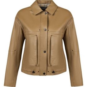 Derimod 26SGD5633U4 Madlen Kadın Kahverengi Oversize Deri Ceket