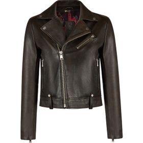 Derimod 26SGD5682R4 Newyork Kadın Bronz Biker Deri Ceket