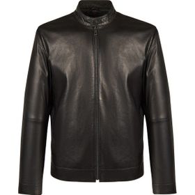 Derimod 26SGD6600U7 Mane Erkek Siyah Hakim Yaka Deri Ceket