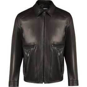 Derimod 26SGD6607U4 Amrabat Erkek Siyah Deri Ceket