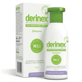 Derinex Normal Ve Kuru Saçlar İçin 250 ml Saç Bakım Şampuanı