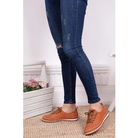Deripabuc DP16-0061 Taba Hakiki Deri Kadın Babet