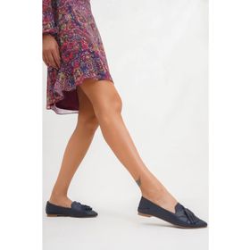 Deripabuc DP58-4026 Lacivert Kadın Babet