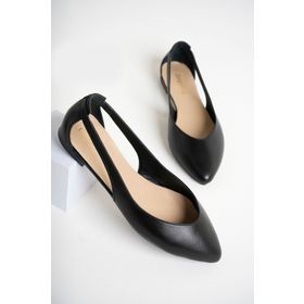 Deripabuc DP58-5052 Siyah Kadın Babet
