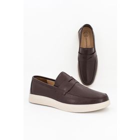 Deripabuc MRD7-0710 Hakiki Deri Kahverengi Erkek Casual Ayakkabı