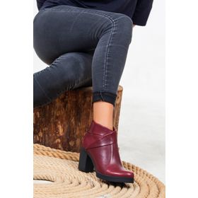 Deripabuc TRC-3771 Bordo Kadın Bot