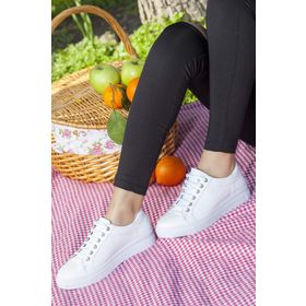 Deripabuc VNS-M010 Beyaz Kadın Spor Ayakkabı