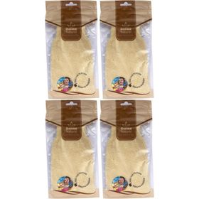 Derma 4xMS-01 Hassas Ciltlere Özel Naturel Bebek Banyo Eldiveni
