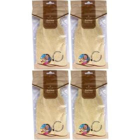 Derma 4xMS-01 Hassas Ciltlere Özel Naturel Bebek Banyo Eldiveni