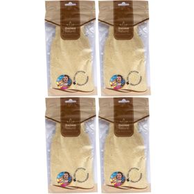 Derma 4xMS-01 Hassas Ciltlere Özel Naturel Bebek Banyo Eldiveni