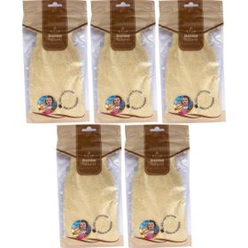 Derma 5xMS-01 Hassas Ciltlere Özel Naturel Bebek Banyo Eldiveni