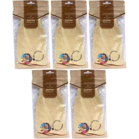 Derma 5xMS-01 Hassas Ciltlere Özel Naturel Bebek Banyo Eldiveni
