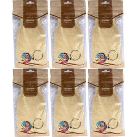 Derma 6xMS-01 Hassas Ciltlere Özel Naturel Bebek Banyo Eldiveni
