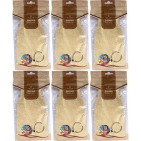 Derma 6xMS-01 Hassas Ciltlere Özel Naturel Bebek Banyo Eldiveni