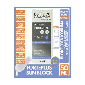 Derma CC Laboraties Forte Plus Yüksek Koruma Katmanlı Koruyucu 50 ml Güneş Kremi