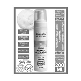 Derma CC Laboratories 200 ml Akne Karşıtı Temizleme Köpüğü