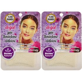 Derma Naturel 2xMS-32 Yüz Temizleme Eldiveni