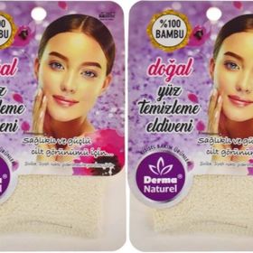 Derma Naturel 2xMS-32 Yüz Temizleme Eldiveni