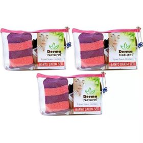 Derma Naturel 3x4 Parça Banyo Bakım Seti