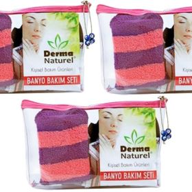 Derma Naturel 3x4 Parça Banyo Bakım Seti