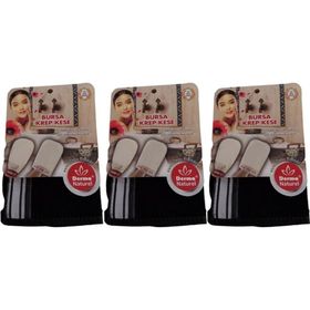 Derma Naturel 3xMS 28 Siyah Krep Kese