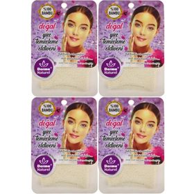 Derma Naturel 4xMS-32 Yüz Temizleme Eldiveni