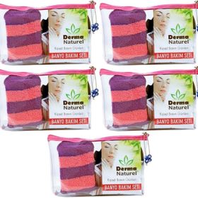 Derma Naturel 5x4 Parça Banyo Bakım Seti