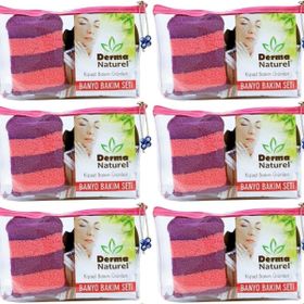 Derma Naturel 6x4 Parça Banyo Bakım Seti