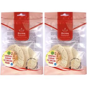 Derma Naturel Loofah 2xMS-06 Yüz Temizleme Lifi