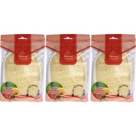Derma Naturel Loofah 3xMS-10 Kabak Banyo ve Yüz Lifi