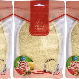 Derma Naturel Loofah 3xMS-10 Kabak Banyo ve Yüz Lifi